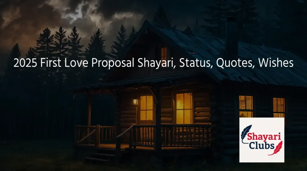 2025 First Love Proposal Shayari, Status, Quotes, Wishes